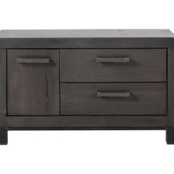 New TV-meubel Hevano (102 Cm) grafiet eiken hout Woonseries|Tv-Meubel