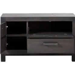 New TV-meubel Hevano (102 Cm) grafiet eiken hout Woonseries|Tv-Meubel