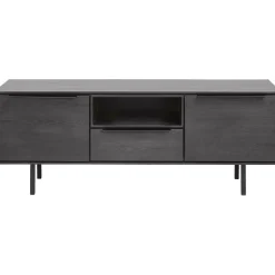 New TV-meubel Nero (136 cm) noir decor Woonseries|Tv-Meubel