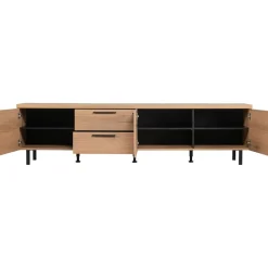 Hot Tv-meubel Paranno 220 cm bruin Woonseries|Tv-Meubel