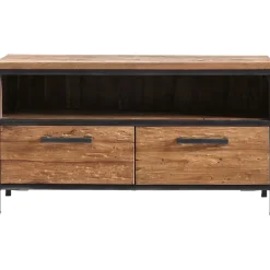 Best TV-meubel Romaro (100 Cm) teakhout mix rough Woonseries|Tv-Meubel