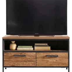 Best TV-meubel Romaro (100 Cm) teakhout mix rough Woonseries|Tv-Meubel