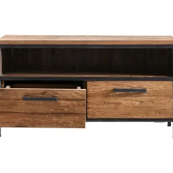 Best TV-meubel Romaro (100 Cm) teakhout mix rough Woonseries|Tv-Meubel