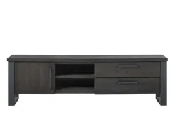 Clearance TV-meubel Verato (200 Cm) eiken grafiet Woonseries|Tv-Meubel