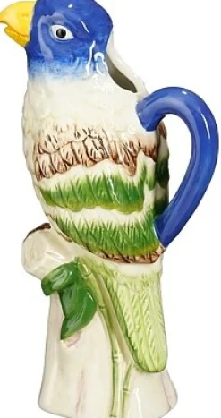 Best Vaas Palmoli papegaai blauw met groen Vazen