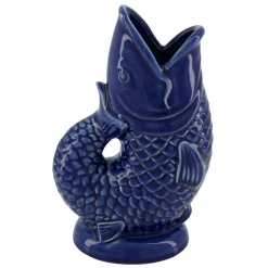 Online Vaas Trissino vis blauw Vazen