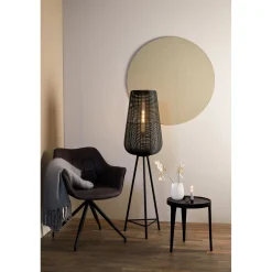 Hot Vloerlamp Barzio mat zwart 1-lichts Vloerlamp