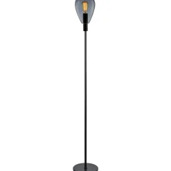 Clearance Vloerlamp Felinio smoke glas 1-lichts Vloerlamp