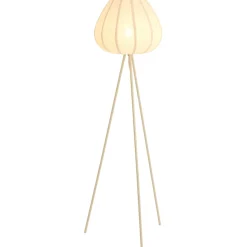 Hot Vloerlamp Moscito ecru linnen 1-lichts Vloerlamp