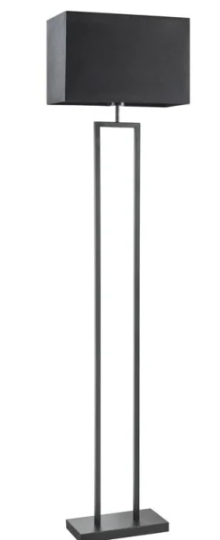 New Vloerlamp Tarante (lampvoet h141) mat zwart Vloerlamp