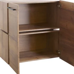 Clearance Wandkast Sistema 226x166x45 cm bruin Woonseries|Vakkenkast