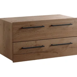 Best Wandkast Sistema 226x88x45 cm donkerbruin Woonseries|Vakkenkast
