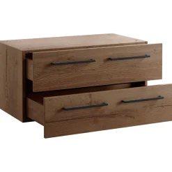 Best Wandkast Sistema 226x88x45 cm donkerbruin Woonseries|Vakkenkast