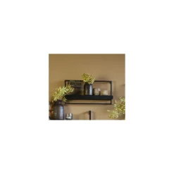 New Wandplank Pardal hout metaal 30x60 cm zwart Wandplanken