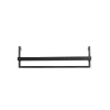 Sale Wandplank Pardal hout metaal 24x80 cm zwart Wandplanken