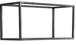 Best Wandrek Carpino 60cm metaal Wandplanken
